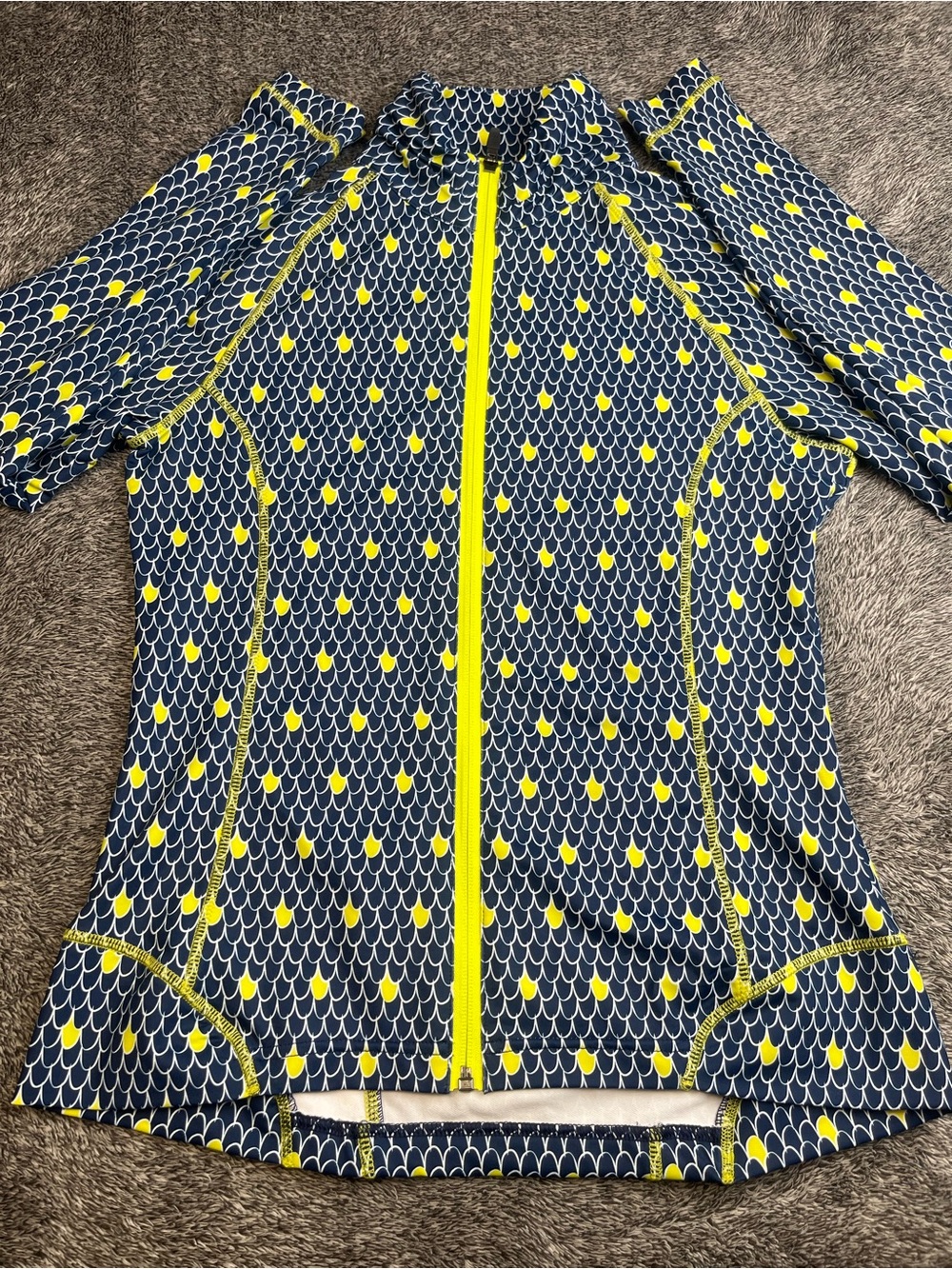 Peter Millar Crown Sport UPF 50+ Fish Scale Full Zip Active Jacket Small S